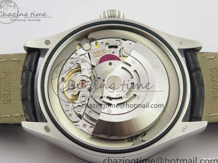 Edition SS on SA3165 Black Leather Strap Black Sticks Date Dial BP Maker Best Markers Real 50519 Cellini 1117